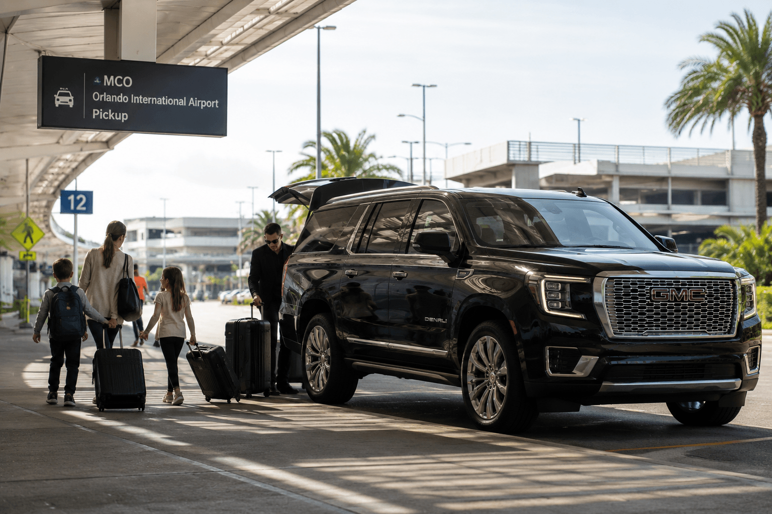 Private SUV pickup at Orlando International Airport